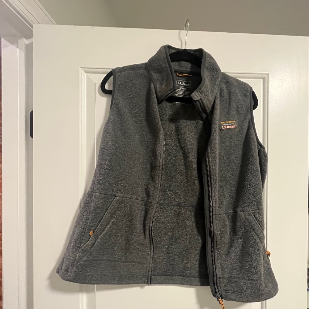 L.L.Bean fleece vest